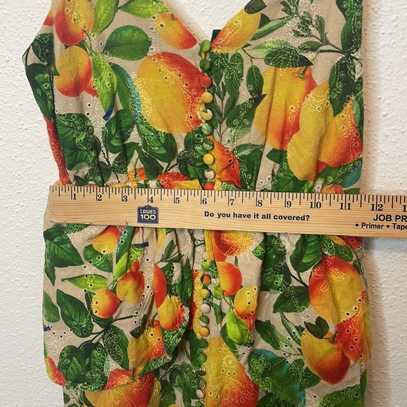 Farm Rio Eyelet Oranges Dress Size XS - Picture 14 of 16
